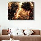 Epik Savaş - Şimşek Çarpışması Anime Kanvas Tablo