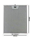 EFT520W Aspiratör Davlumbaz İçin Alüminyum Filtresi 250×300 mm Class