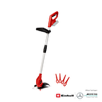 Einhell Akülü Kenar Kesme GC-CT 18/24 Li – Solo Power X-Change (18 V, Li-ion, 24 cm kesme genişliği, ayarlanabilir teleskopik gidon, 20 adet plastik bıçak, Flowerguard, akü dahil değildir) - 3411123