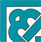 Armada Çini 10x10 cm KSK 20T Turkuaz Zincir Desenli Bordür Köşesi