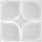 Armada Çini 12,5x12,5 Cm Defakto Beyaz Seramik Karo