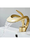 Lüks Gold Altın Şelale Lavabo Bataryası