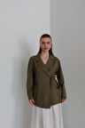 Zemura Düğüm Detay Gabardin Ceket TNS-4331