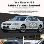 Volksvogen Passat B5 Parlak Siyah Yalancı Çakma Sahte Sunroof
