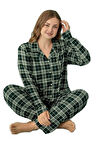 Linay Collection Kadın Büyük Beden Pijama Takımı Yumuşak Dokulu Rahat