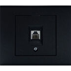 15 Adet Ovivo Grano Siyah Numeris Telefon Prizi Çerçeve Dahildir 15'li Paket