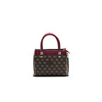 Silver Polo  Kadın Omuz Çantası 826-43471 SILVER POLO Kadın ÇANTASI M178 KAHVE SARI-MAT BORDO