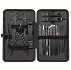 Paslanmaz Çeli̇k 18in1 Profesyonel Mani̇kür Tirnak Bakim Seti̇