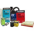 Opel Vectra C Filtron 1.6/ 1.8 Benzinli Motor Bakım Seti GM 10W40 4 LT Yağlı (FİLT.VEC.Z16XE)