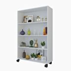 Kenzlife mutfak dolabı raziye 128*070*030 byz tekerlekli banyo evrak ofis ayakkabılık kiler