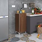 Kenzlife mutfak dolabı mine 088*030*032 cvz kapaklı ayaklı banyo evrak ofis kitaplık ayakkabılık kiler