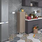 Kenzlife mutfak dolabı mine 128*030*032 crd kapaklı ayaklı banyo evrak ofis kitaplık ayakkabılık kiler