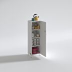 Kenzlife mutfak dolabı zehra 128*030*032 byz kilitli ayaklı banyo evrak ofis kitaplık ayakkabılık kiler