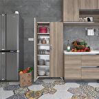 Kenzlife mutfak dolabı çilem 188*070*032 crd kilitli ayaklı banyo evrak ofis kitaplık ayakkabılık kiler