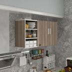 Kenzlife hazır mutfak castus22 crd 060*120*22 mutfak banyo dolabı kapaklı raflı