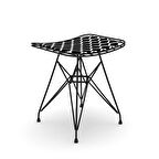 Knsz kafes tel sandalyesi taburesi 1 li mutlu syhviona ofis cafe bahçe mutfak