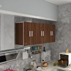 Kenzlife hazır mutfak nonus cvz 060*150*32 mutfak banyo dolabı kapaklı raflı