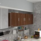 Kenzlife hazır mutfak silvanus cvz 060*180*32 mutfak banyo dolabı kapaklı raflı