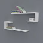 Kenzlife kitaplık kayra 015*060*20*2 byz duvar rafı 