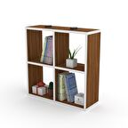 Kenzlife kitaplık gülbin 060*060*20 cvz duvar rafı 