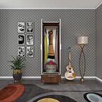 Kenzlife gardırop 2 kapaklı kapılı çekmeceli şebboy 168*50*42 cvz ayaklı gardolap dolap