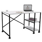 Kenzlife ofis masası miyako 075*150*60 byzsyh tekerlekli bilgisayar çalışma büro