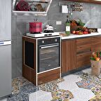 Kenzlife ankastre modülü kabini kalsiyum3 cvz fırın ocak dolabı sabit tabla  