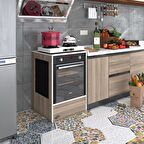 Kenzlife ankastre modülü kabini kalsiyum3 crd fırın ocak dolabı sabit tabla  