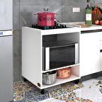 Kenzlife ocak dolabı gülpembe byz 85*70*60 XLARGE hazır mutfak ankastre gömme ocak için