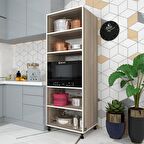 Kenzlife fırın dolabı müzeyyen crd 180*65*50 mutfak XLARGE ayaklı banyo kiler ofis