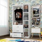 Kenzlife giysi dolabı ökkeş 175*90*40 byz gardırop 3 çekmeceli