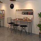 Knsz masa sandalye takımı hem75mazlum cvzsyh 120*040 3 sandalye syhsyh