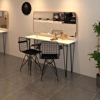 Knsz masa sandalye takımı hem75mazlum byzsyh 100*040 klç 2 sandalye syhsyh kolçaklı