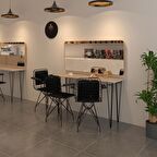 Knsz masa sandalye takımı hem75mazlum crdsyh 120*040 klçsm 3 sandalye syhsyh kolçaklı sırt minderli