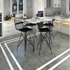 Knsz masa sandalye takımı hem105zengin byzsyh 130*070 4 sandalye syhsyh kolçaklı