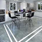 Knsz masa sandalye takımı hem105zengin grisyh 130*070 4 sandalye syhsyh sırt minderli