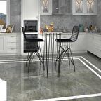 Knsz masa sandalye takımı hem105zengin grisyh 100*040 2 sandalye syhsyh