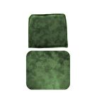 Knsz minder seti 1 li mazlum haki siyah kumaş oturma ve sırt tel sandalyesi minderi bir arada