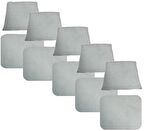 Knsz minder seti 5 li zng&mğr&uslu beyaz kumaş tel bar sandalyesi oturma ve sırt minderi set