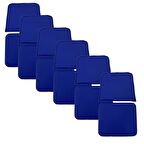 Knsz minder seti 6 lı zng&mğr&uslu mvi suni deri tel bar sandalyesi oturma ve sırt minderi set