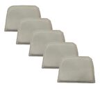 Knsz sırt minderi 5 li zng&mğr&uslu byz suni deri cırtlı tel bar sandalyesi sırtı için