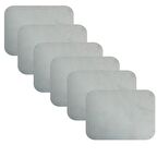 Knsz oturma minderi 6 lı artis&mutlu beyaz kumaş tel bar taburesi sandalyesi için