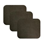 Knsz oturma minderi 3 lü artis&mutlu kahve penye kumaş tel bar taburesi sandalyesi için