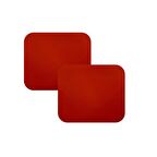 Knsz oturma minderi 2 li mazlum krm suni deri tel sandalyesi oturma yeri için