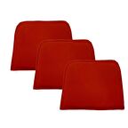 Knsz sırt minderi 3 lü zng&mğr&uslu krm suni deri cırtlı tel bar sandalyesi sırtı için