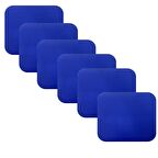 Knsz oturma minderi 6 lı mazlum mvi suni deri tel sandalyesi oturma yeri için