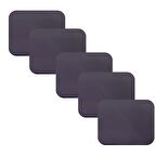 Knsz oturma minderi 5 li mazlum mor suni deri tel sandalyesi oturma yeri için