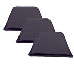 Knsz sırt minderi 3 lü zng&mğr&uslu mor suni deri cırtlı tel bar sandalyesi sırtı için