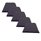 Knsz sırt minderi 5 li zng&mğr&uslu mor suni deri cırtlı tel bar sandalyesi sırtı için