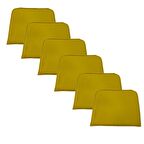 Knsz sırt minderi 6 lı mazlum srı suni deri cırtlı tel sandalyesi sırtı için